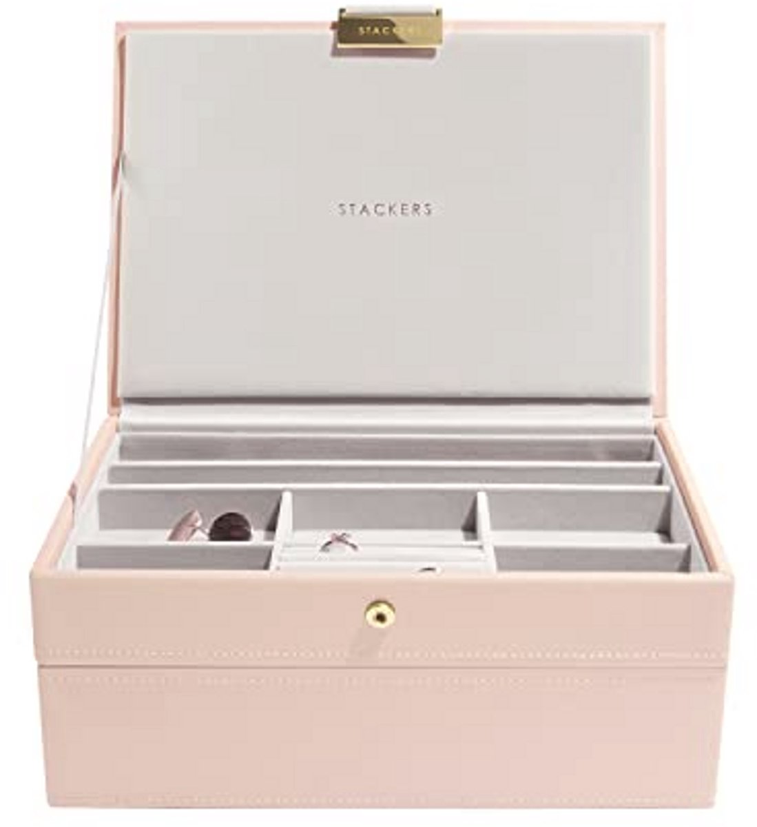 Sieradendoos Classic Set van 2 - Blush & Champagne Goud