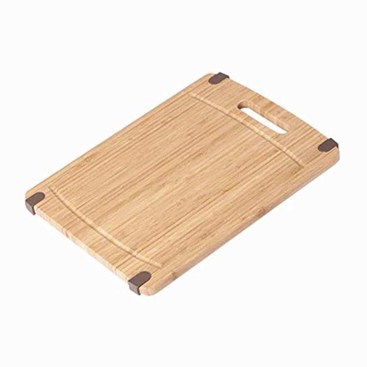 Bamboe snijplank met anti-slip 38 x 28 x 1,6 cm