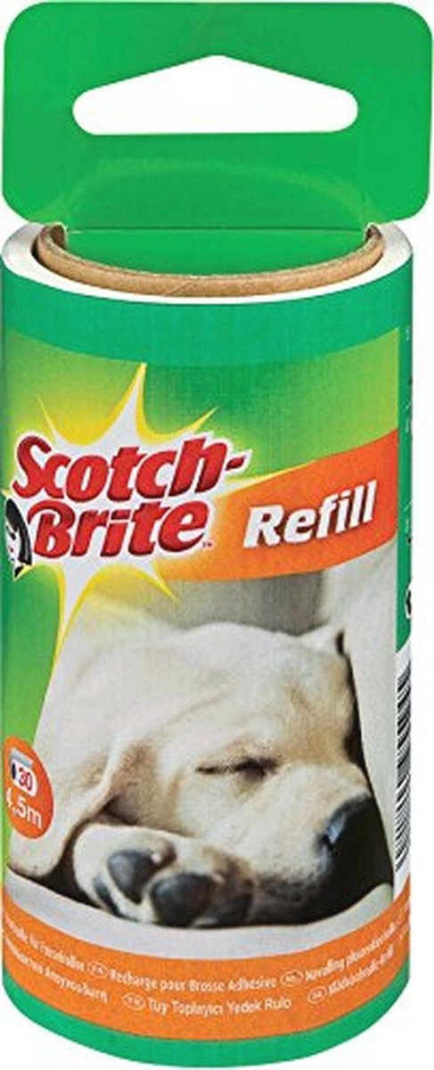 Reserverol voor pluisroller voor dierenharen - 30 vellen (set van 4)