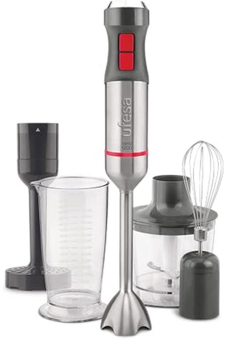 Staafmixer 1200W met 20 Snelheden en Turbo - Ergonomisch en Anti-spat ontwerp