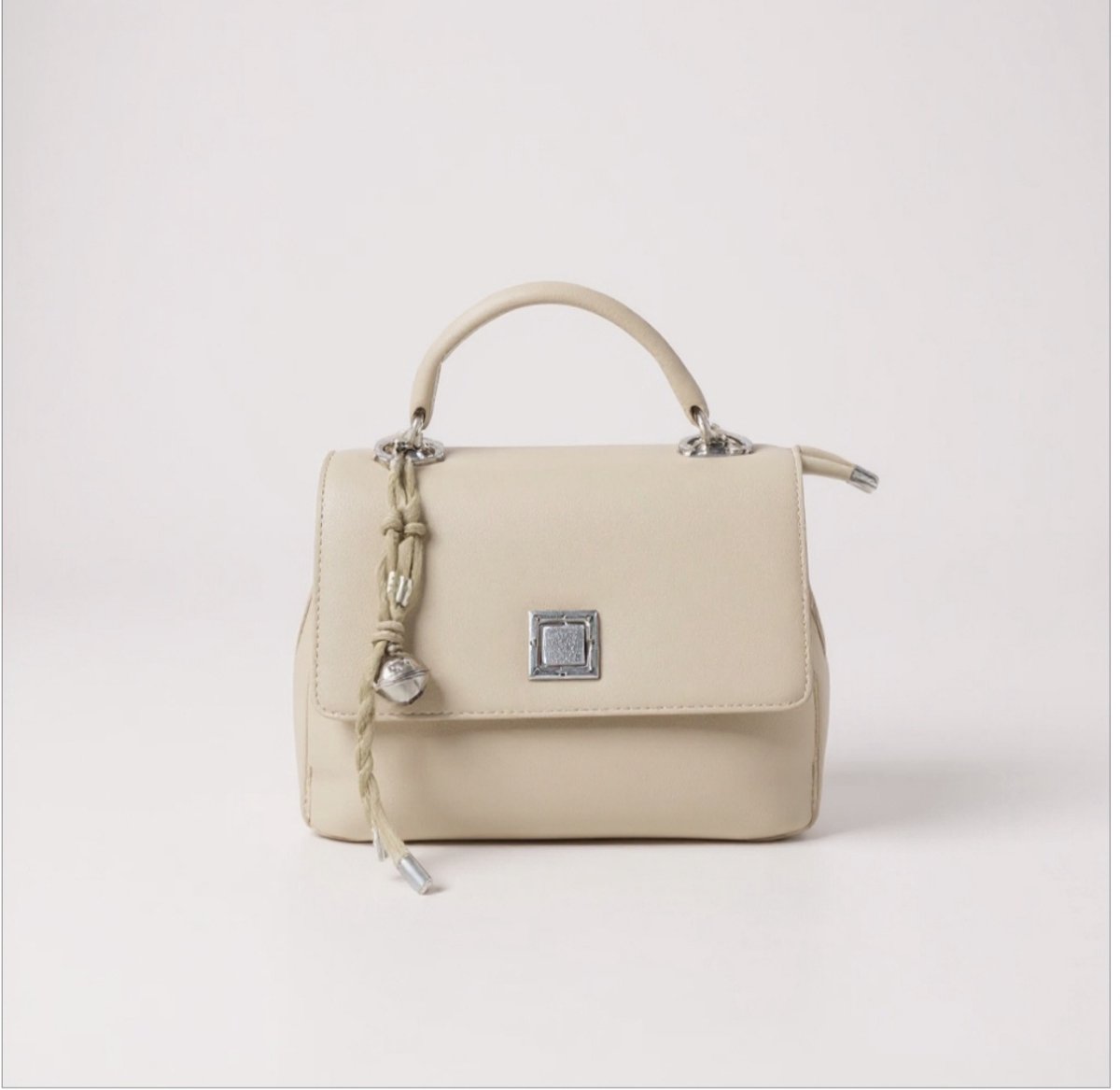 TK-S Schoudertas, Handtas, Crossbody, lederlook - lichtbruin