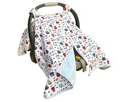 Autostoelhoes voor Pasgeboren Baby - Ademend Katoen, Geschikt voor Autostoel en Kinderwagen