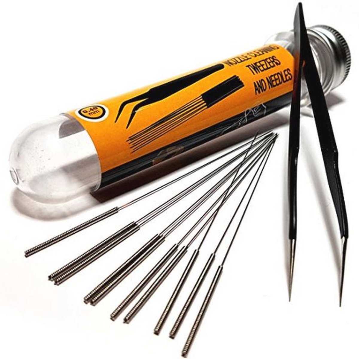 3D printer nozzle reinigingsset - 11-delige toolkit met naalden en pincet - 0,4 mm nozzles schoonmaakgereedschap