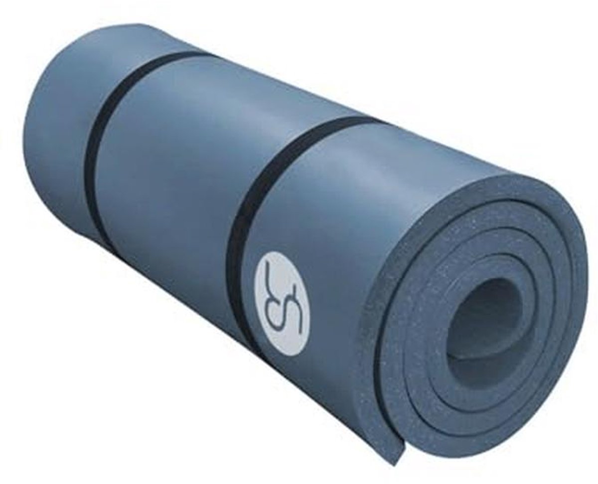 Dik Yoga Mat 183x61cm - 15mm NBR Antislip Gymnastics Mat voor Yoga en Pilates met Yoga Tas