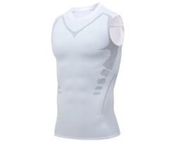 Compressie Tanktops voor Heren - Sneldrogend Mouwloos Sportshirt voor Fitness en Hardlopen