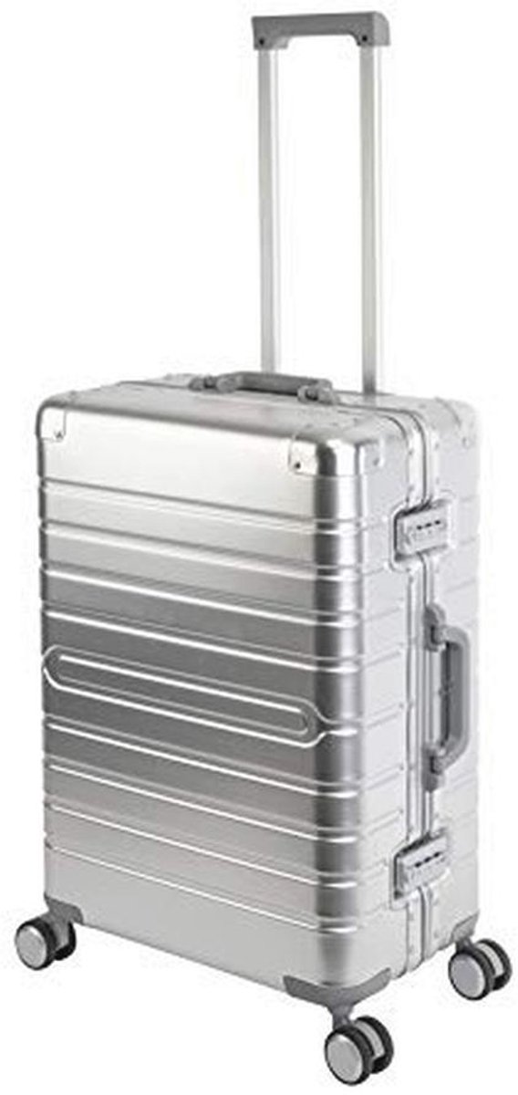 Aluminium Reis Koffer met TSA Slot en 360° Wielen - L