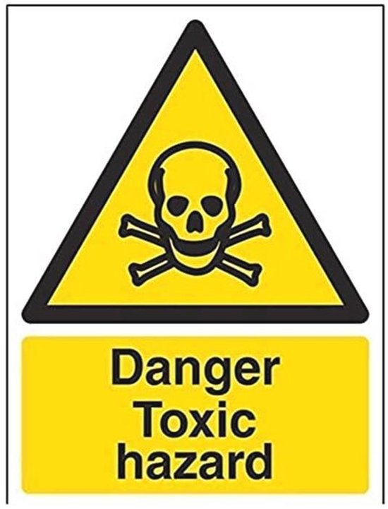 Seco Coshh Store - Cartello in plastica semi rigida, 150 mm x 200 mm, 1 mm