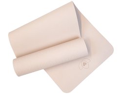Pilatesmat TPE extra dik 10 mm sand - Lotus