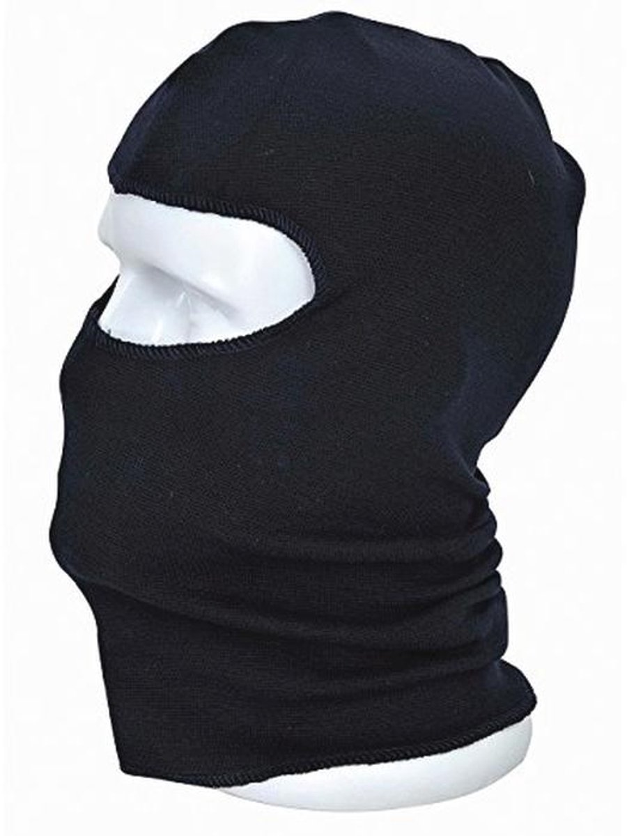Flame Retardant Anti-static Head Mask - One Size - Black