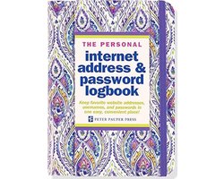 Internetadres en Wachtwoord Logboek met Verwijderbare Coverband - Veilig en Handig