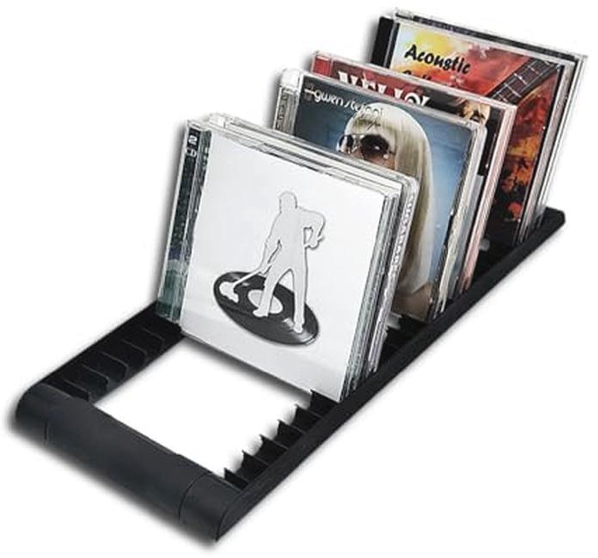 cdklapper voor 20 cd's - kunststof cd-organizer voor snelle selectie