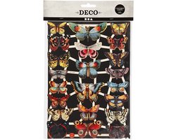 Vintage Plaatjes Vlinders, 2 Vellen