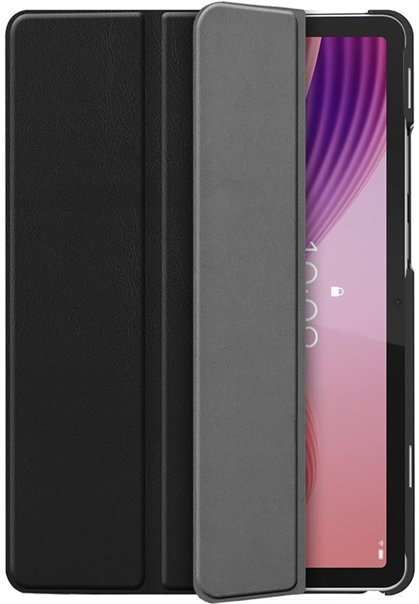 Just in Case tablet Hoes geschikt voor Lenovo Tab K9 / Tab One - TriFold Bookcase - Zwart