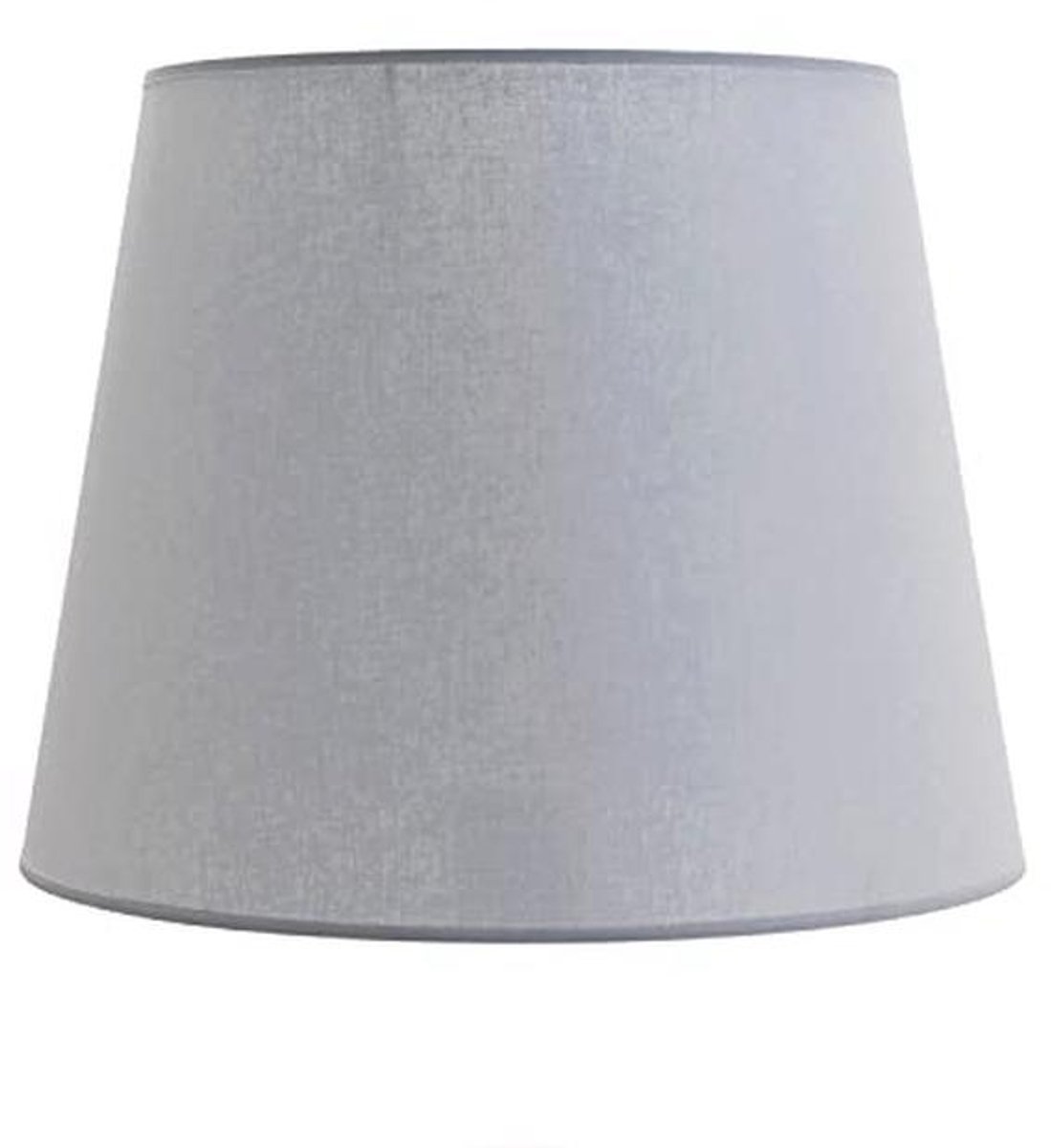 Grijze stoffen lampenkap voor vloerlampen E27 Ø38cm H: 30cm