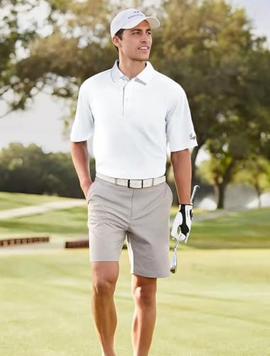 Heren Golf Shirt Dry Fit Performance Polo - Casual Werkkleding - Donkergrijs XL — afbeelding 4