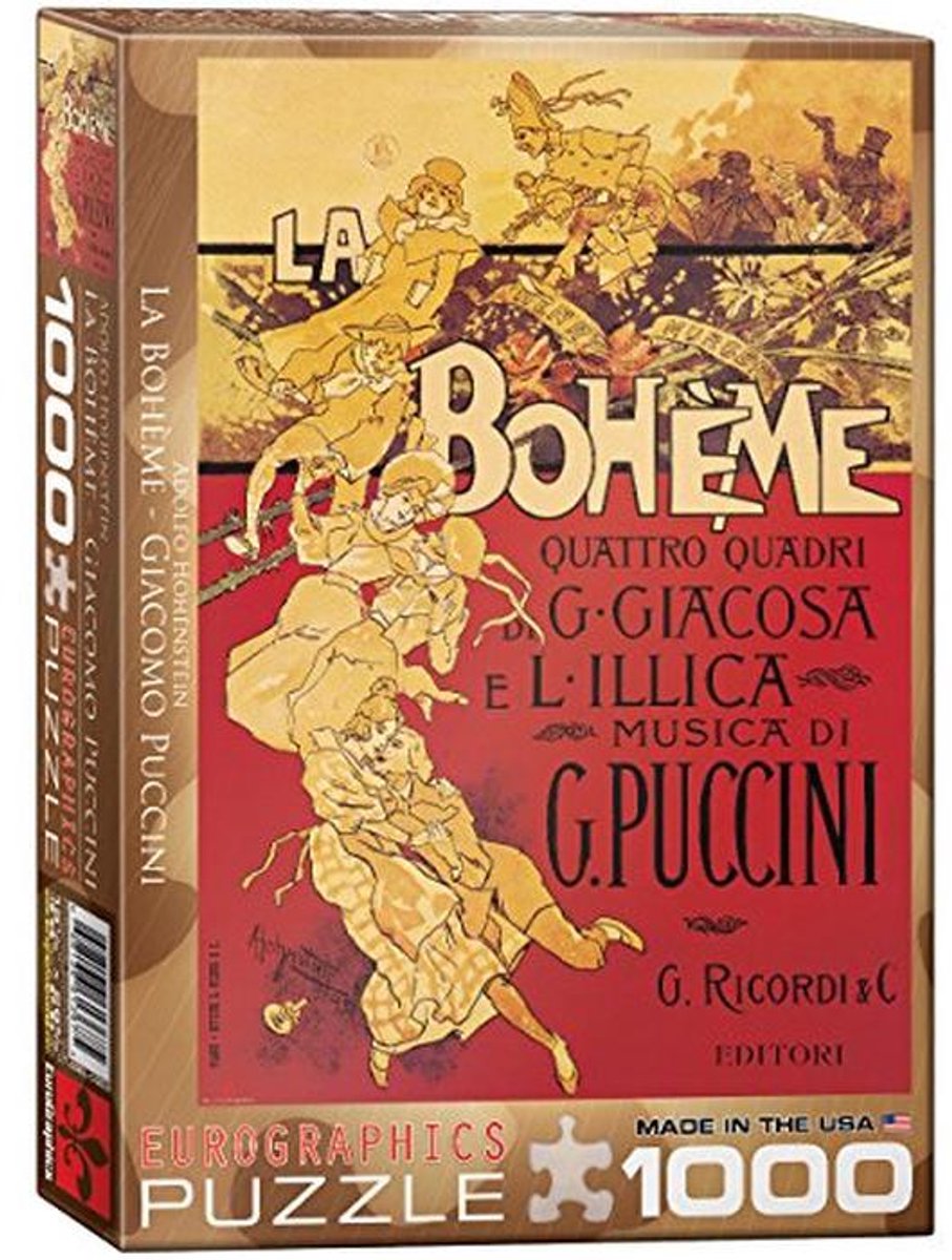 La Boheme (Puccini) Puzzel van 1000 Stukken