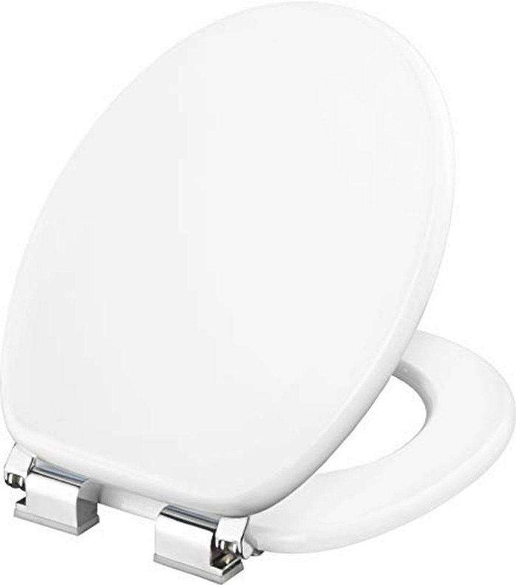 Toiletzitting Wit met Soft-Close Mechanisme - Comfortabel en Duurzaam