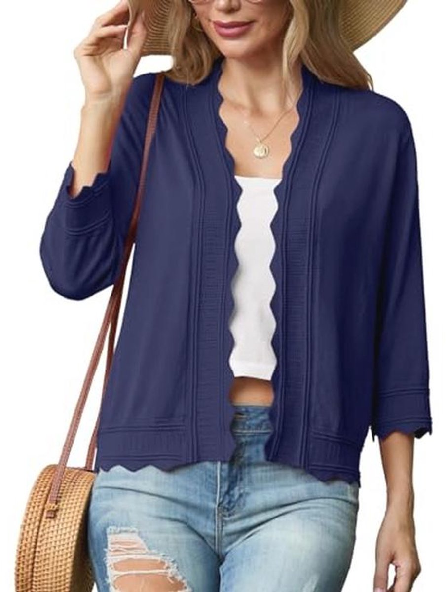 Dames Cardigan Zomer Lichtgewicht Bolero Elegant Geschikt voor Bruiloft en Avondkleding