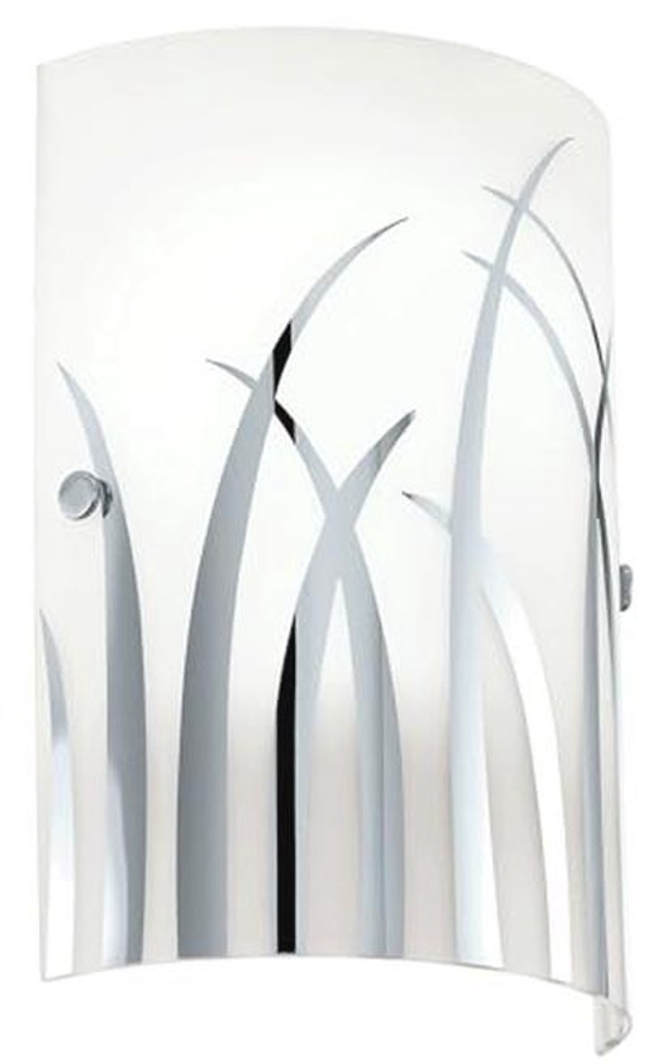 Elegante Wandlamp van Staal en Glas - E14 Fitting voor Woonkamer en Hal