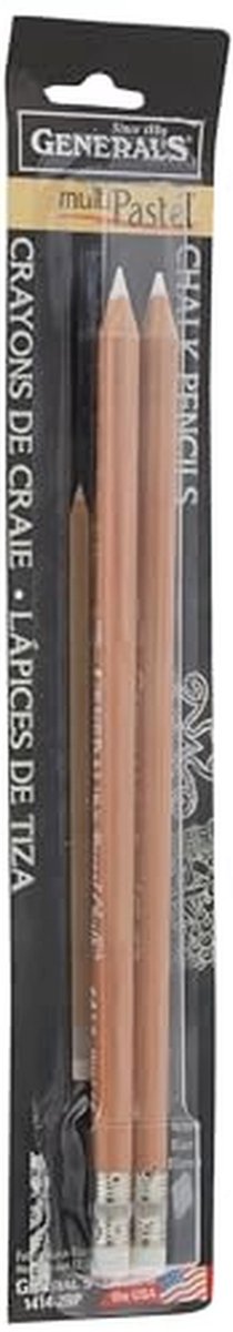 Chalk Pencils MultiPastel - Set van 2