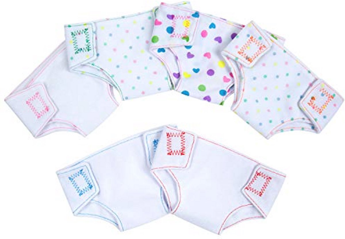 Poppenluiers voor Babypoppen 30-43 cm - 6 Stuks Accessoires