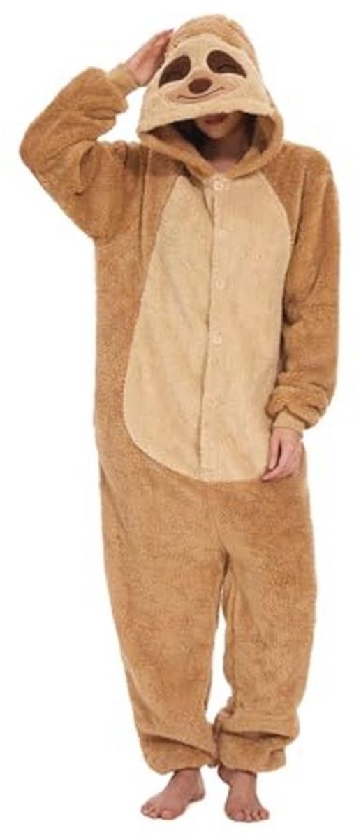 Dames Ultieme Fleece Eendelige Pyjama met Capuchon - Warme Jumpsuit voor Winter