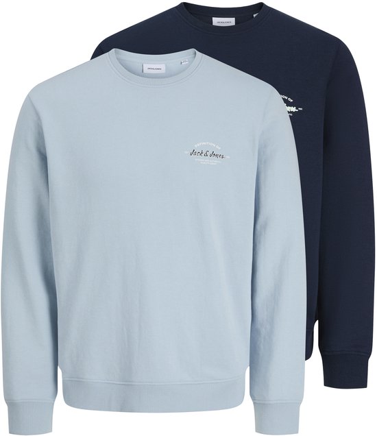 JACK&JONES - JJBRANDON SWEAT CREW NECK 2PK MP Heren Trui