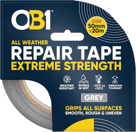 Weefseltape blauw, 50 mm x 25 m, gekleurde Gaffa tape GT