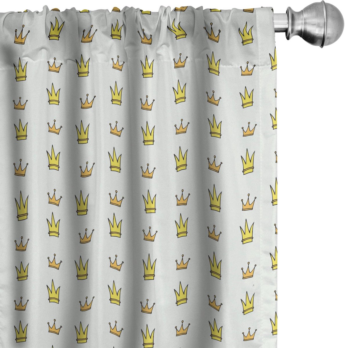 ABAKUHAUS Prins gordijnen – 2-delige set 75x225 cm – microvezel – mintgroen