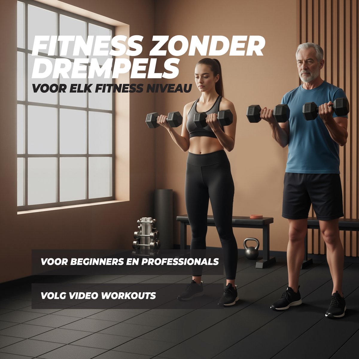 VirtuFit Hexa Dumbbell Pro - 12,5 kg - Hexagon Dumbbell - Duurzaam en Slijtvast - Krachttraining - Gewicht - CrossFit & Fitness - Geschikt voor Beginners en Professionals - Per Stuk Verkocht – foto 4