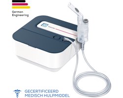 Beurer IH 28 Pro Aerosoltoestel - Vernevelaar - Inhalator voor Volwassenen & Kinderen - Persluchttechnologie - Fijne Deeltjes (3,07 μm) & Hoge Capaciteit - Incl. Maskers, Mondstuk & Neusdouche - Medisch Apparaat - 5 Jaar Garantie