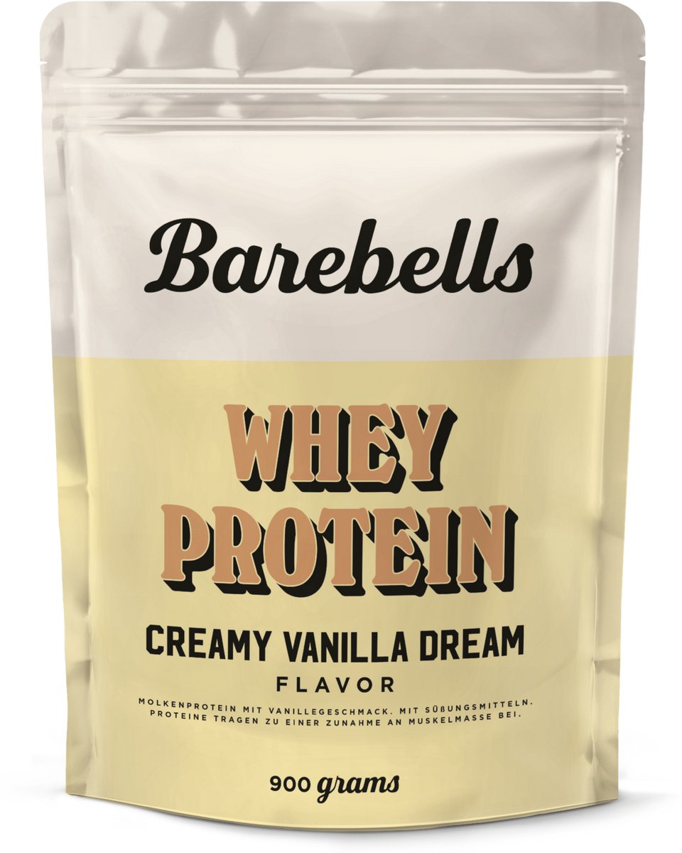 Barebells WHEY Protein poeder 900g - smaak: creamy vanilla dream