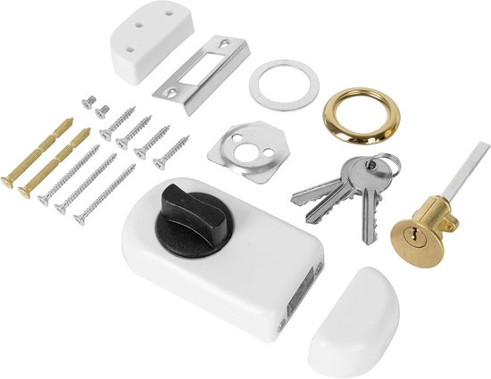 Viro Kettingslot voor motorfiets en scooter, met hangslot, scheur- en snijbestendige stang, halfronde ketting van 200 cm, doorsnede 10 mm