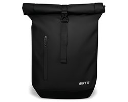 ONYX Rolltop PRO Rugzak 20 tot 30L - Met Laptopvak - Verstelbare Rugtas - Reistas - Waterbestendig en Duurzaam - Zwart