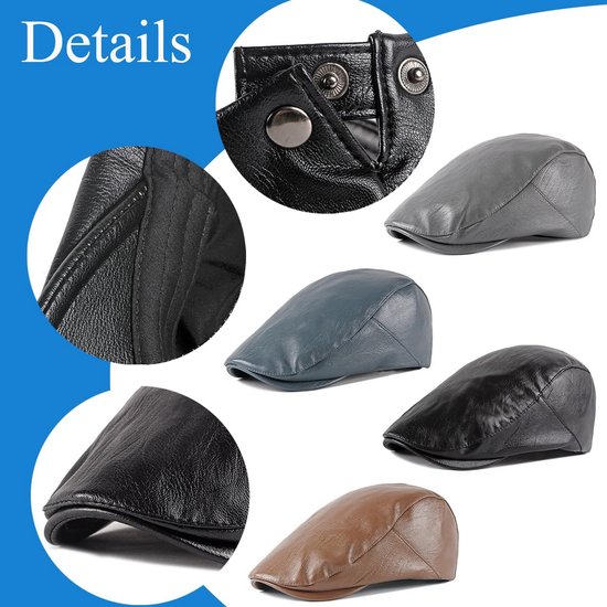 Heren platte baret baret nieuwsboy plat, vintage stijl Heren platte baret baret nieuwsboy plat, vintage stijl