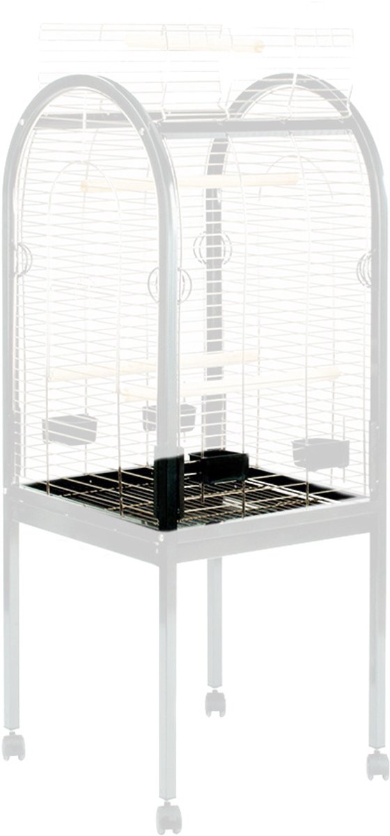 Duvoplus - Kooi - Vogel - Bodemschuif Junior Papegaaikooi 498/052-053 48,6x52x2,5cm Zwart - 1st