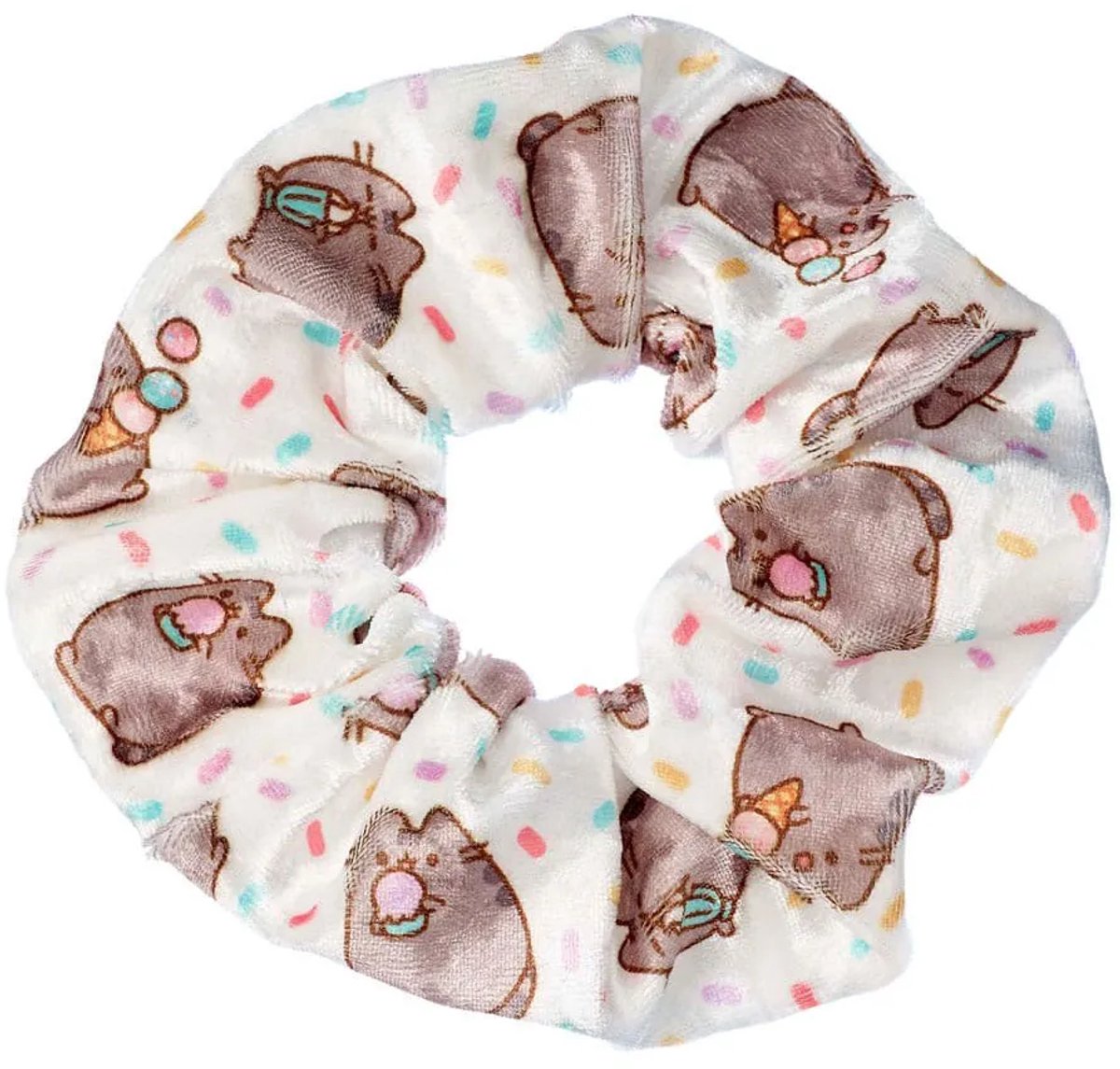 The Carat Shop – Pusheen IJsjes ‑ Scrunchie - Haarelastiek - Wit