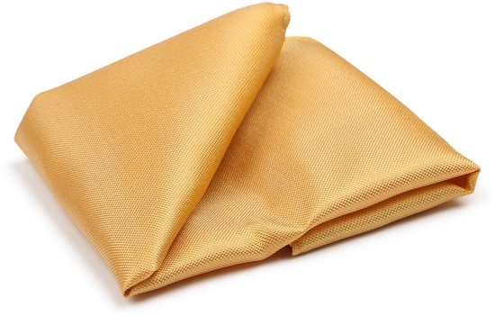 Pochette de costume jaune en soie - Taille - Homme - Pochettes en soie - 25 x 25 cm