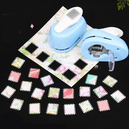 Rechthoekige Perforator – 1,8x2,5 Cm, Stansset Voor Scrapbooking, Kaarten En Labels, Met Roestvrij Stalen Mes