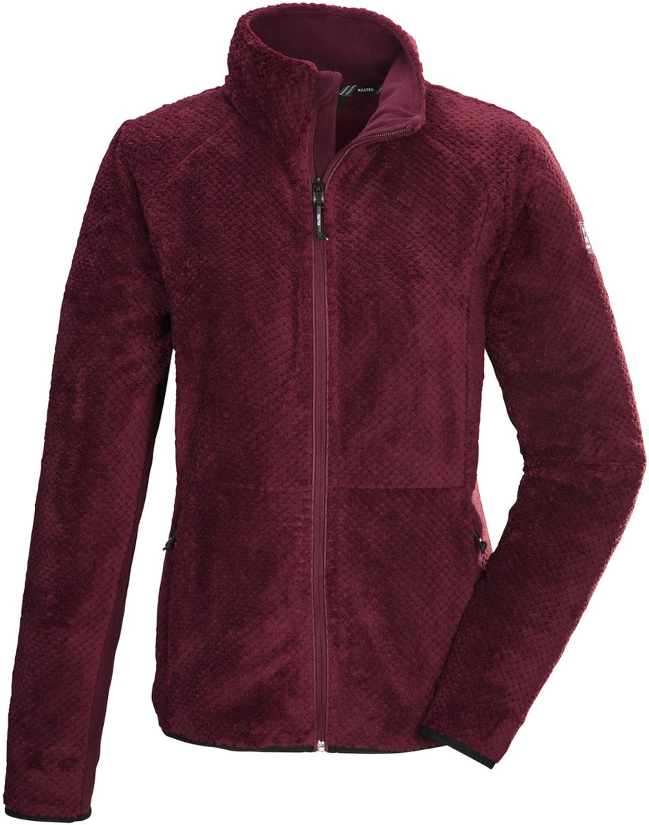 Killtec KOW 6 fleece vest dames Rood