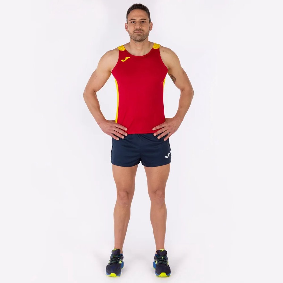 Joma Record Ii Mouwloos T-shirt Rood S Man