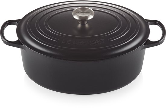 Le Creuset Signature Braadpan - 7,5 liter - 33 cm - Zwart