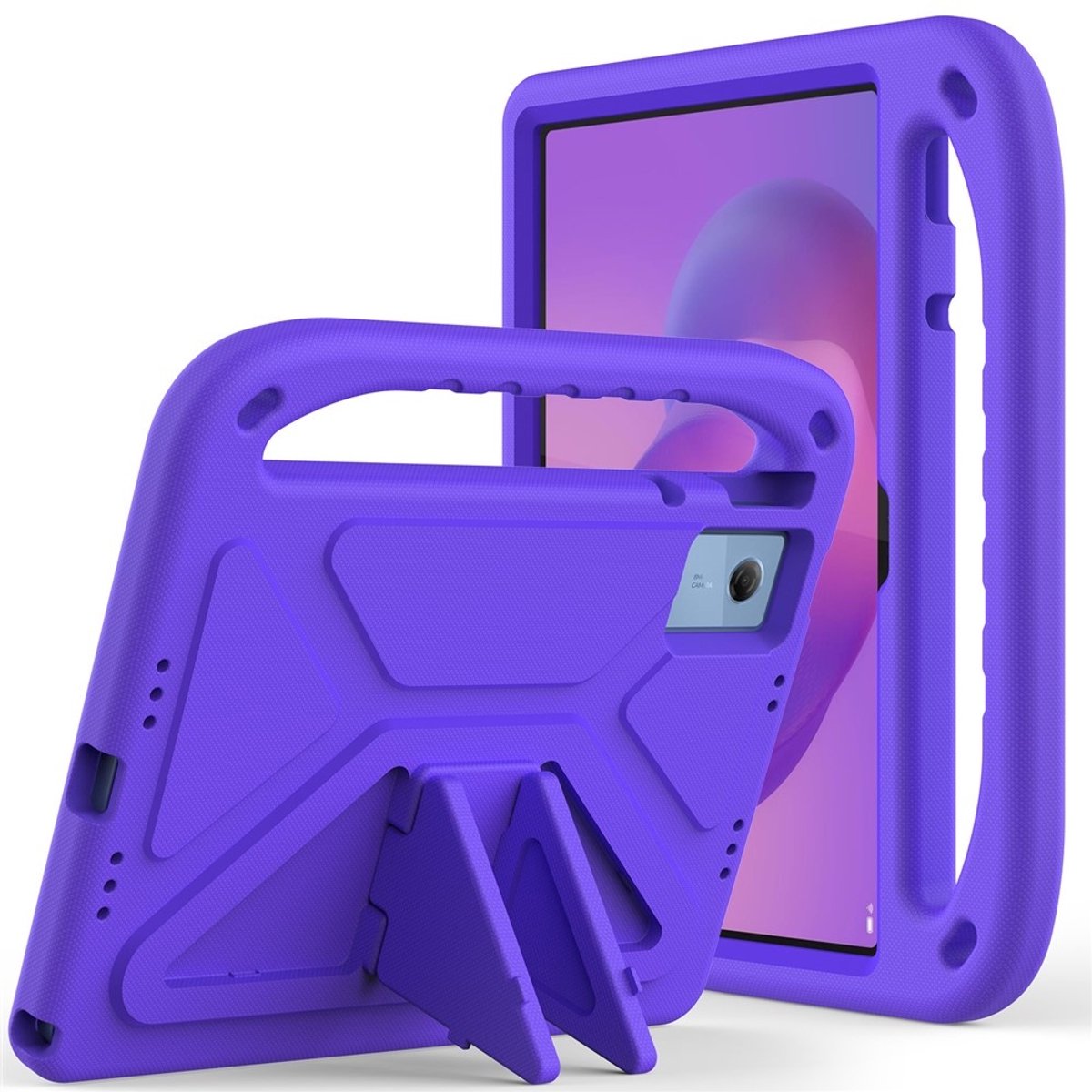 Coverup Tablethoes geschikt voor Lenovo Idea Tab 11 Hoesje - ShockProof Kids Case - Paars