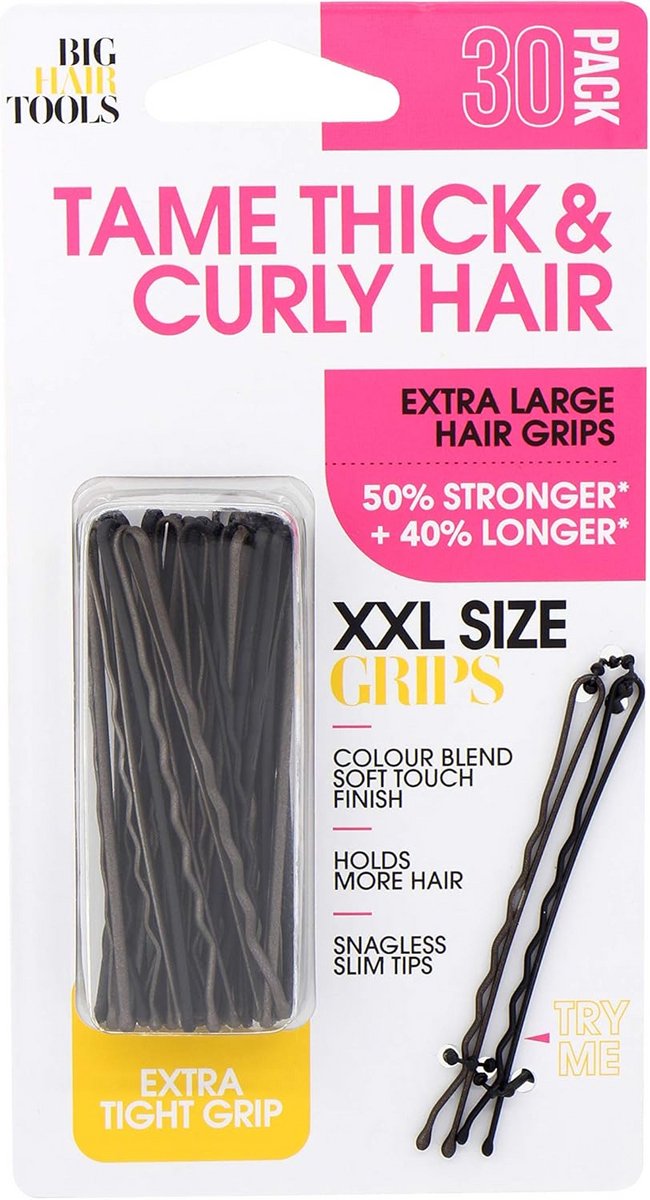 Extra Grote Haarklemmen Set - 30 Stuks XXL Klemmen voor Dik en Lang Haar