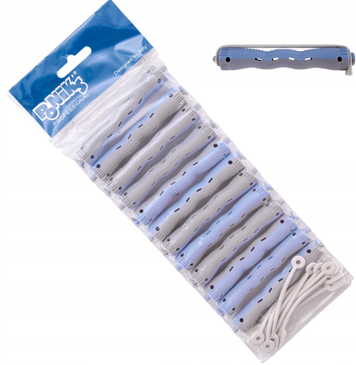 Poniks Haarrollers voor permanenten - Sinusoïdaal - 11mm 12st