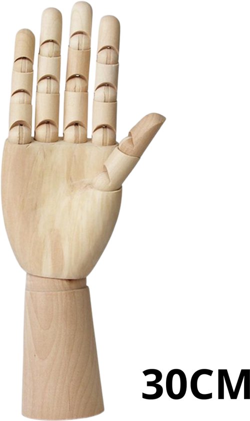 Wood Artist Tekening Mannequin - Houten Hand Tekening Model - Houten Mannequin Hand Artist Model voor Schetsen & Schilderen, Tafeldisplay, Foto Rekwisieten Greatideal