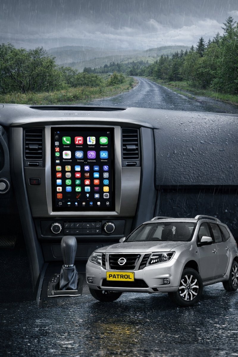 ADIVOX T2 9.7 inch voor Nissan Patrol 2010-2019 Android 15 Carplay/Auto/RDS/DSP/5G/DAB+
