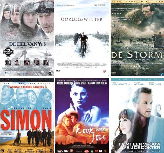 De hel van '63, Oorlogswinter, De storm, Simon, Ik ook van jou, Komt een vrouw bij de dokter