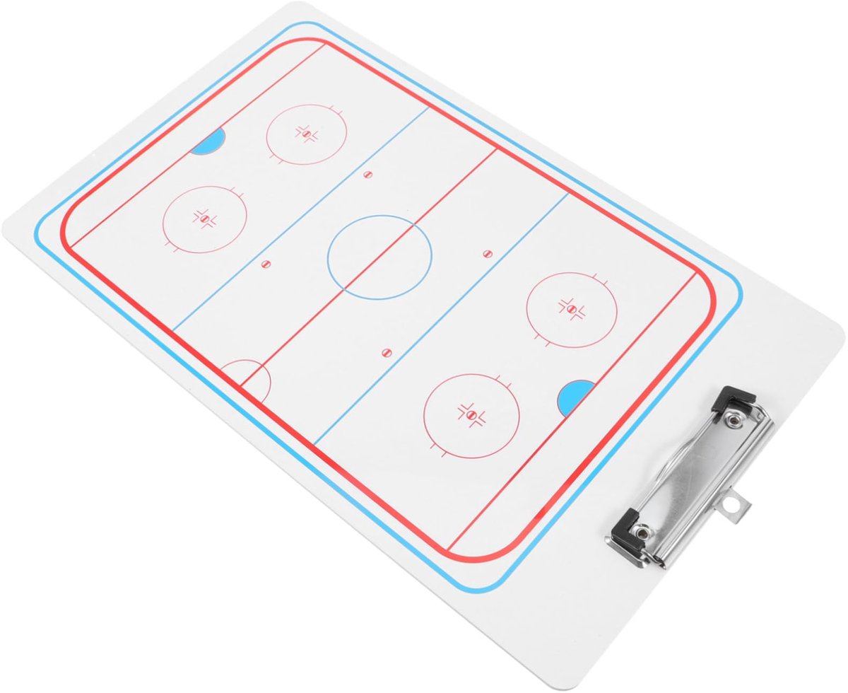IMPERATORIS® Tactiekbord Voetbal met PVC Oppervlak - Coachbord - Magnetisch Bord met Stift en Wisser - Voor Training en Wedstrijd - 1 Stuk - A4 Formaat