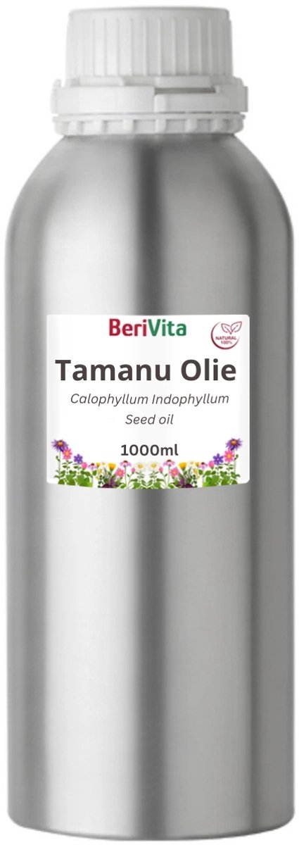 Tamanu Olie Puur Liter - Huidolie en Gezichtsolie